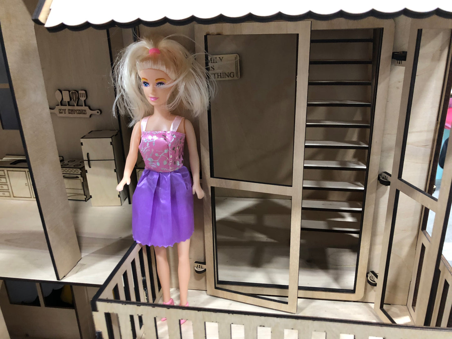 Modern Wooden Doll House
