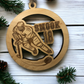 Custom wooden Hockey Ornament