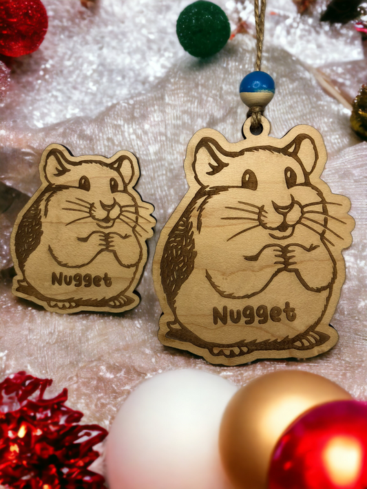 Personalized Hamster Ornament