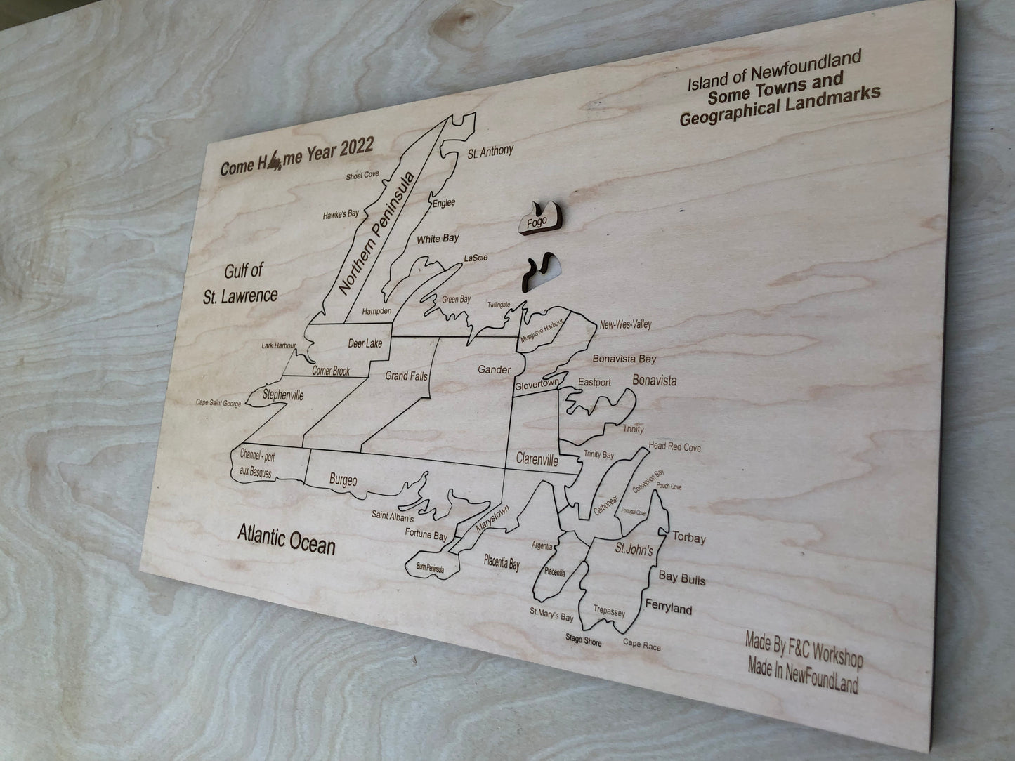 Newfoundland Map Puzzle